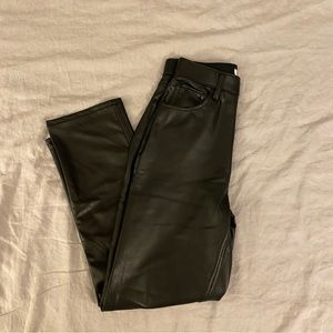 NWOT Black Faux Leather Pants